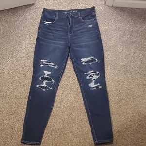 American Eagle Curvy Hi-Rise Jeggings size 14